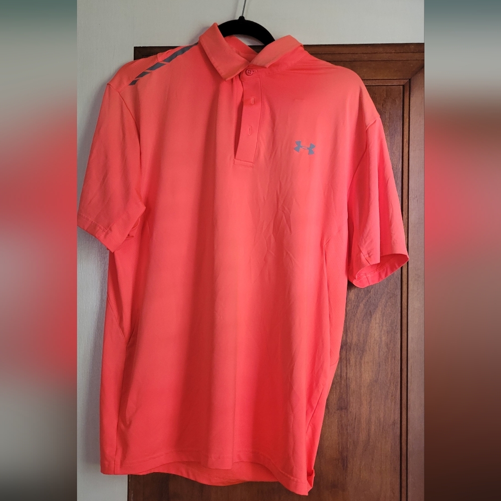 Under Armour Vibrant Coral Polo
